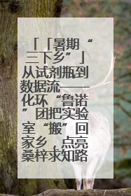 「暑期“三下乡”」从试剂瓶到数据流——化环“鲁诺”团把实验室“搬”回家乡，点亮桑梓求知路