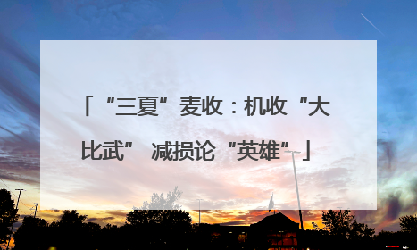 “三夏”麦收：机收“大比武” 减损论“英雄”