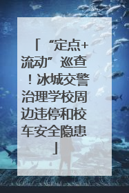 “定点+流动”巡查！冰城交警治理学校周边违停和校车安全隐患