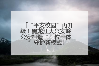 “平安校园”再升级！黑龙江大兴安岭公安打造“三位一体”守护新模式