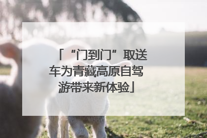 “门到门”取送车为青藏高原自驾游带来新体验