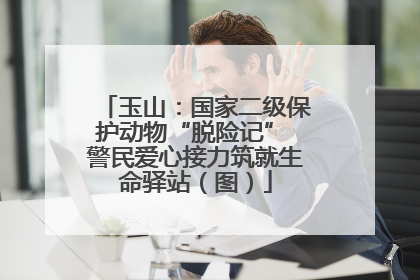 玉山：国家二级保护动物“脱险记” 警民爱心接力筑就生命驿站（图）