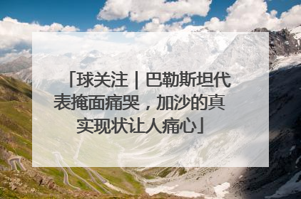 球关注｜巴勒斯坦代表掩面痛哭，加沙的真实现状让人痛心
