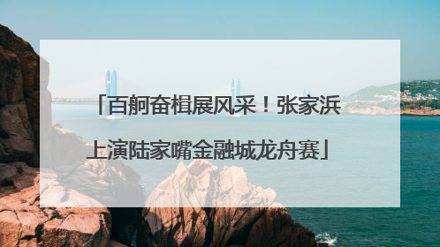百舸奋楫展风采！张家浜上演陆家嘴金融城龙舟赛