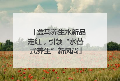 盒马养生水新品走红，引领“水替式养生”新风尚