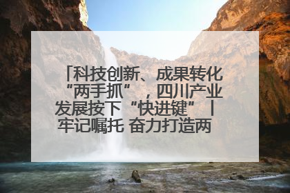 科技创新、成果转化“两手抓”，四川产业发展按下“快进键”丨牢记嘱托 奋力打造两高地两基地一屏障