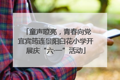童声嘹亮，青春向党 宜宾筠连景阳白花小学开展庆“六·一”活动
