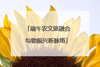 端午农文旅融合 勾勒振兴新脉络