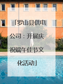 罗山县供电公司：开展庆祝端午佳节文化活动