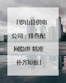 罗山县供电公司：排查配网隐患 精准补齐短板