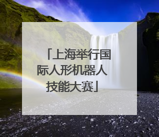 上海举行国际人形机器人技能大赛