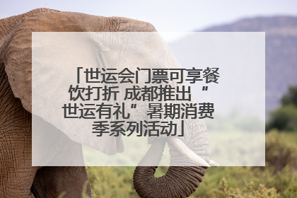 世运会门票可享餐饮打折 成都推出“世运有礼”暑期消费季系列活动