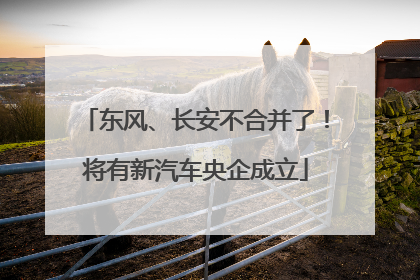东风、长安不合并了！将有新汽车央企成立