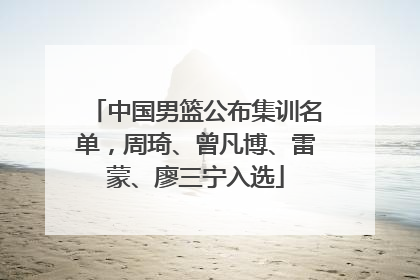 中国男篮公布集训名单，周琦、曾凡博、雷蒙、廖三宁入选
