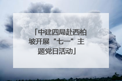 中建四局赴西柏坡开展“七一”主题党日活动