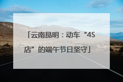 云南昆明：动车“4S店”的端午节日坚守
