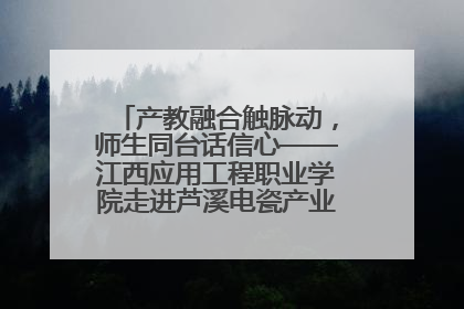 产教融合触脉动，师生同台话信心——江西应用工程职业学院走进芦溪电瓷产业园创新思政课堂