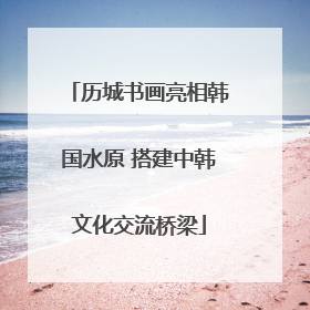 历城书画亮相韩国水原 搭建中韩文化交流桥梁