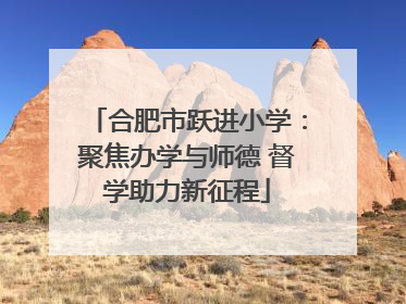 合肥市跃进小学：聚焦办学与师德 督学助力新征程