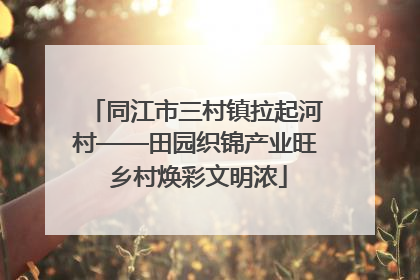 同江市三村镇拉起河村——田园织锦产业旺 乡村焕彩文明浓
