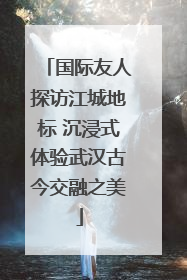 国际友人探访江城地标 沉浸式体验武汉古今交融之美