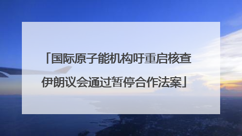国际原子能机构吁重启核查 伊朗议会通过暂停合作法案