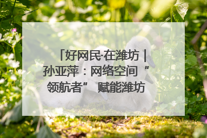 好网民·在潍坊｜孙亚萍：网络空间“领航者” 赋能潍坊特色与警务宣传