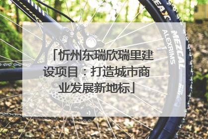 忻州东瑞欣瑞里建设项目：打造城市商业发展新地标