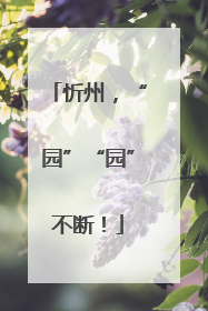 忻州，“园”“园”不断！
