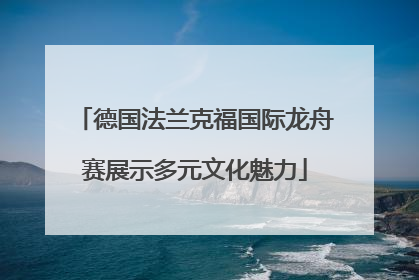 德国法兰克福国际龙舟赛展示多元文化魅力