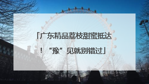 广东精品荔枝甜蜜抵达！“豫”见就别错过
