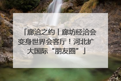廊洽之约丨廊坊经洽会变身世界会客厅！河北扩大国际“朋友圈”