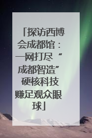 探访西博会成都馆：一网打尽“成都智造” 硬核科技赚足观众眼球