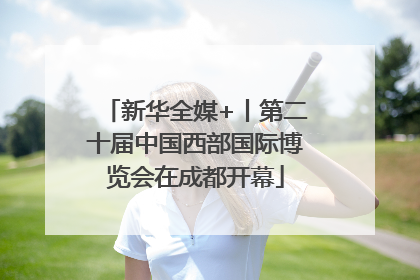 新华全媒+丨第二十届中国西部国际博览会在成都开幕