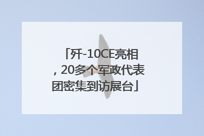 歼-10CE亮相，20多个军政代表团密集到访展台