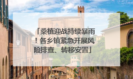 桑植迎战持续暴雨！各乡镇紧急开展风险排查、转移安置