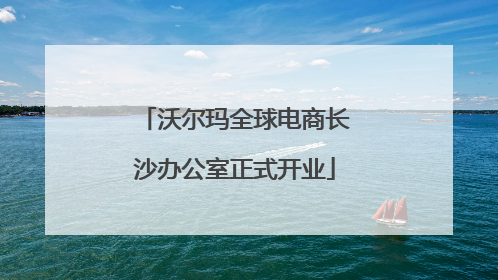 沃尔玛全球电商长沙办公室正式开业