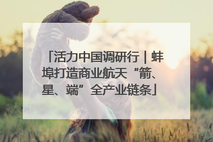 活力中国调研行｜蚌埠打造商业航天“箭、星、端”全产业链条