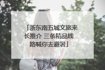 浙东南五城文旅来长推介 三条精品线路喊你去避暑