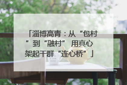 淄博高青：从“包村”到“融村” 用真心架起干群“连心桥”