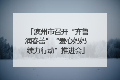 滨州市召开“齐鲁润春蕾”“爱心妈妈续力行动”推进会