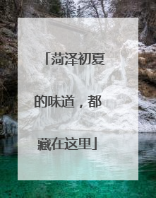 菏泽初夏的味道，都藏在这里
