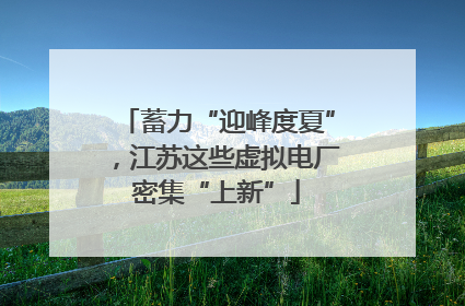 蓄力“迎峰度夏”，江苏这些虚拟电厂密集“上新”