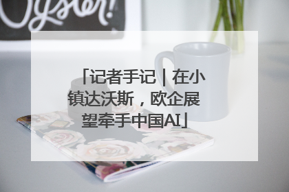 记者手记｜在小镇达沃斯，欧企展望牵手中国AI