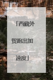 西藏外贸跑出加速度