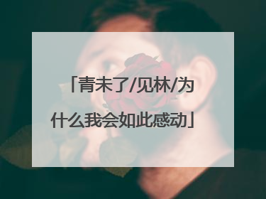 青未了/见林/为什么我会如此感动