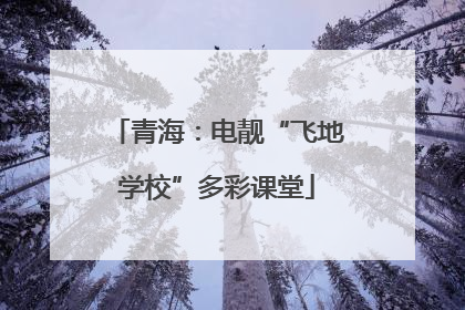 青海：电靓“飞地学校”多彩课堂