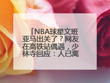 NBA球星文班亚马出关了？网友在高铁站偶遇，少林寺回应：人已离开寺院